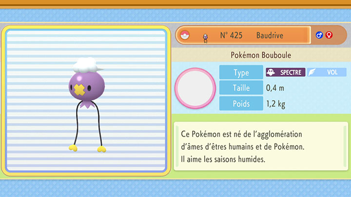 Capture de Baudrive Pokémon Diamant Étincelant et Pokémon Perle Scintillante