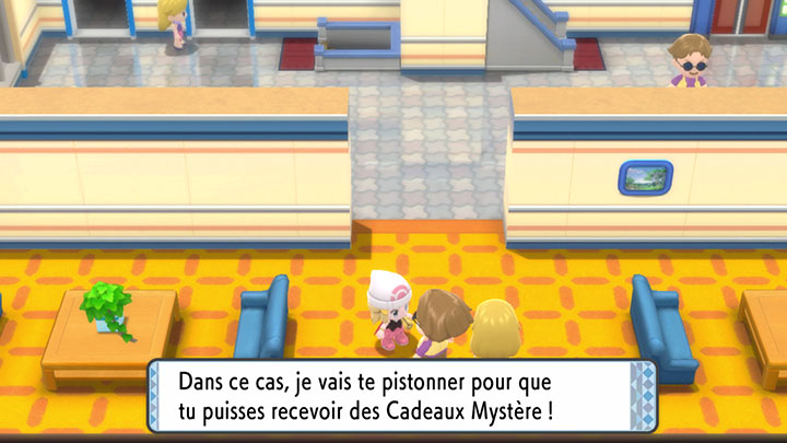 Pokémon Diamant Étincelant et Perle Scintillante > Obtenir l'option Cadeau  Mystère