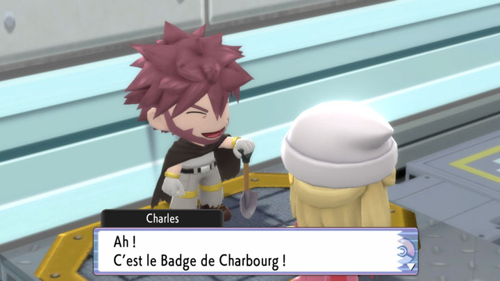 Champion d'Arène Charles Pokémon Diamant Étincelant et Pokémon Perle Scintillante