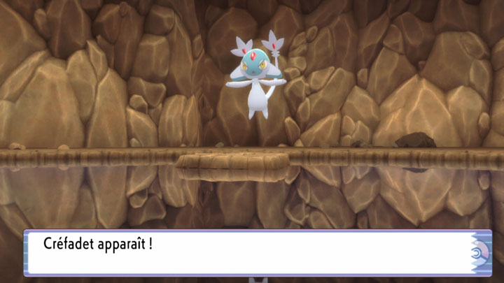 Capture de Créfadet Pokémon Diamant Étincelant et Pokémon Perle Scintillante