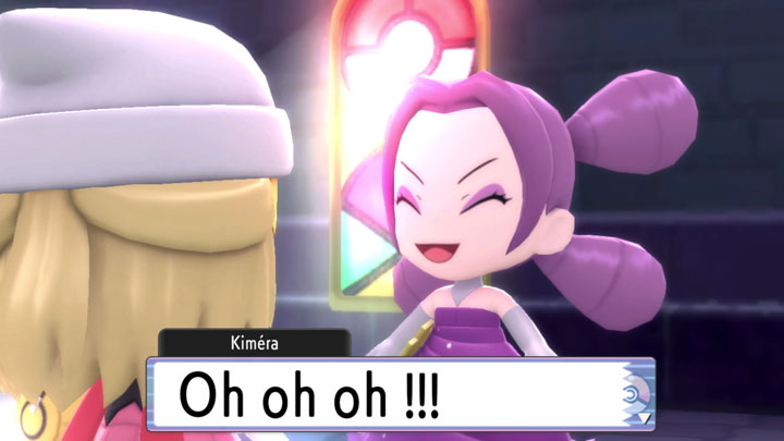 Championne d'Arène Kiméra Pokémon Diamant Étincelant et Pokémon Perle Scintillante