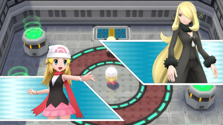 Maître de la Ligue Cynthia Pokémon Diamant Étincelant et Pokémon Perle Scintillante