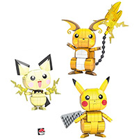 Les trois évolutions de Pikachu (GYH06)