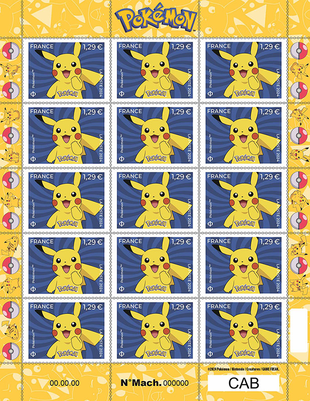 Bloc Feuillet Pikachu