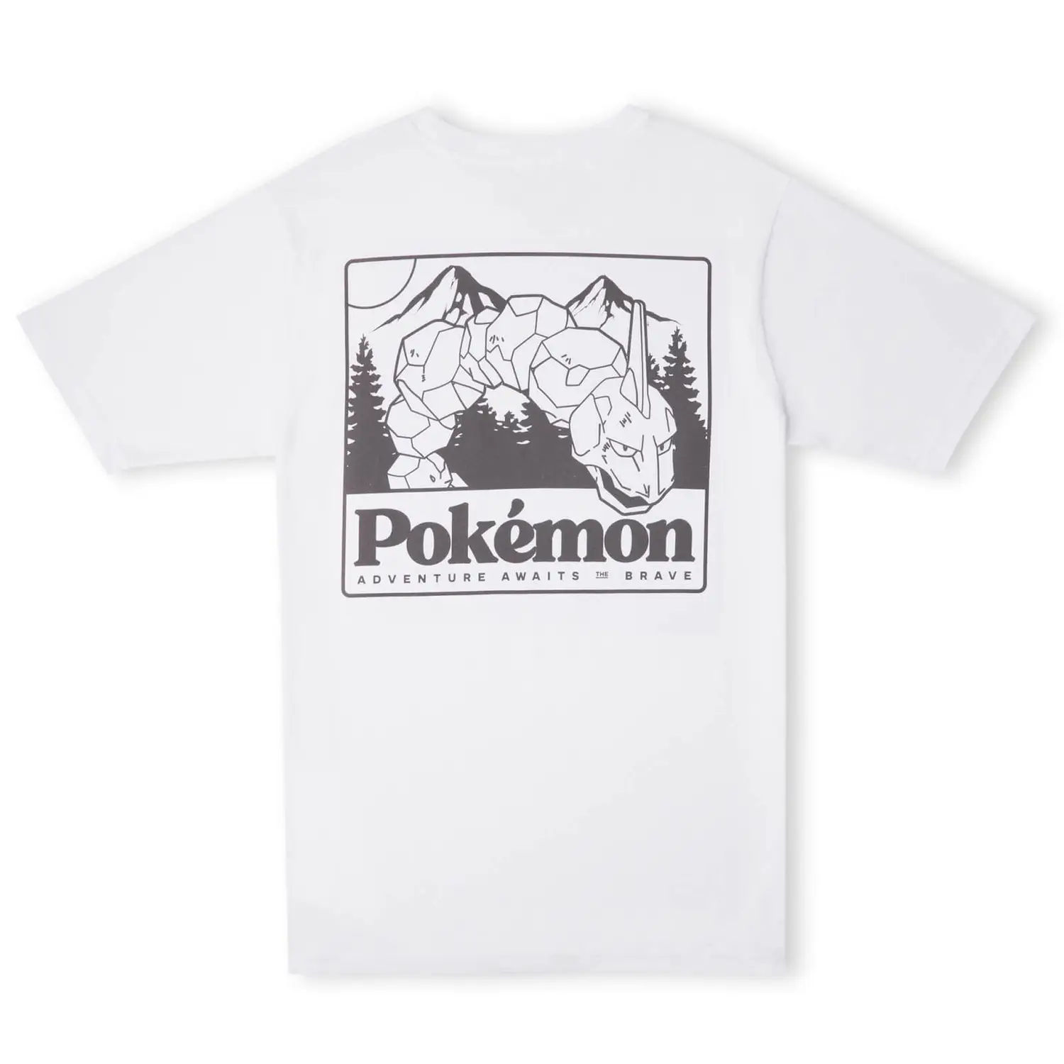 Tee-shirt unisexe blanc Onix - Pokémon Explorer
