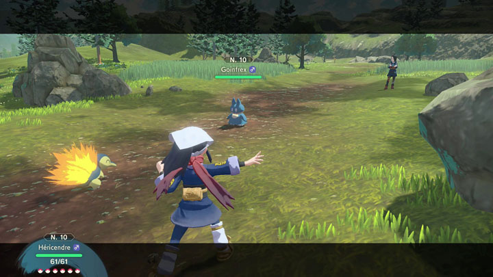 Combat contre des Dresseurs Légendes Pokémon Arceus Combat contre des Dresseurs Légendes Pokémon Arceus