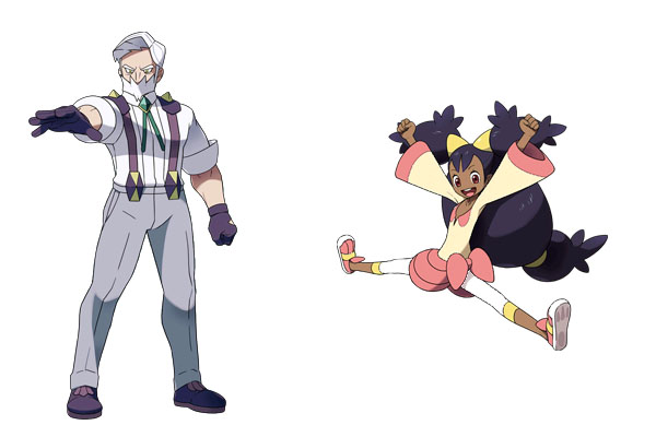 Watson et Iris de Janusia Pokémon Noir et Pokémon Blanc