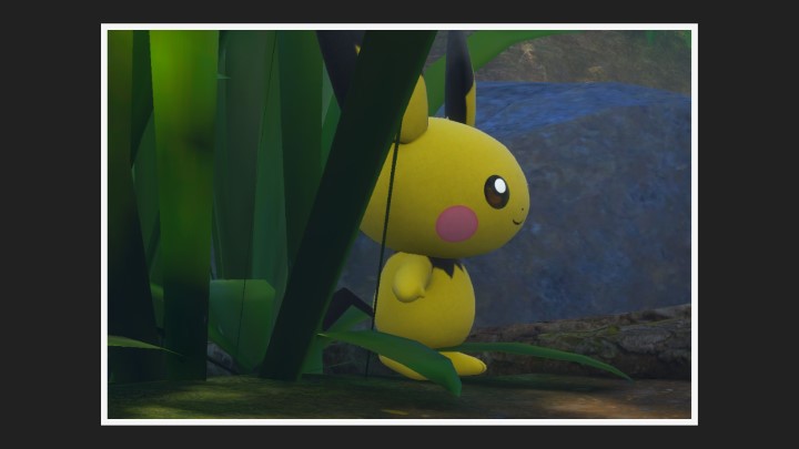New Pokémon Snap - Pichu dans Chemin (jour)