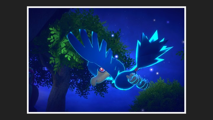 New Pokémon Snap - Cornèbre dans Chemin (nuit)