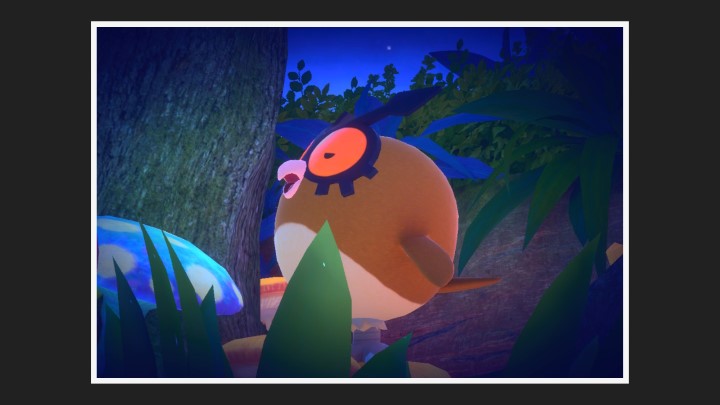 New Pokémon Snap - Hoothoot dans Chemin (nuit)