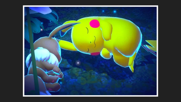 New Pokémon Snap - Chemin (nuit) dans Pikachu