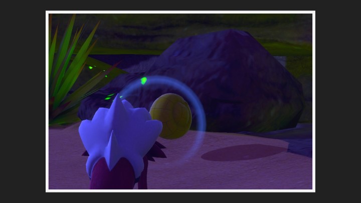New Pokémon Snap - Sabelette dans Désert (nuit)