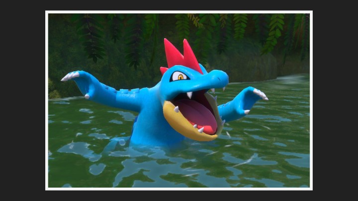 New Pokémon Snap - Aligatueur dans Fleuve (jour)