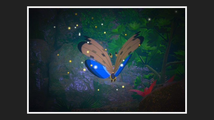 New Pokémon Snap - Prismillon dans Fleuve (nuit)