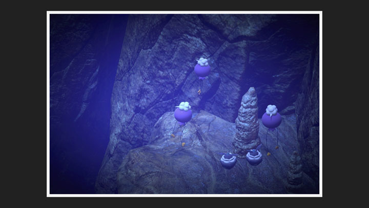 New Pokémon Snap - Grotte dans Baudrive
