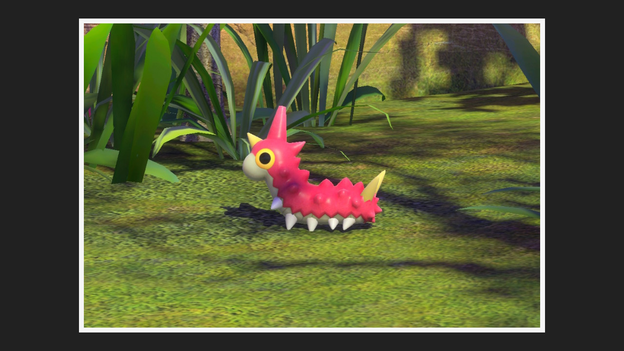 New Pokémon Snap - Chenipotte dans Parc (jour)