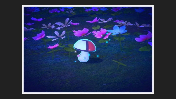 New Pokémon Snap - Trompignon dans Parc (nuit)
