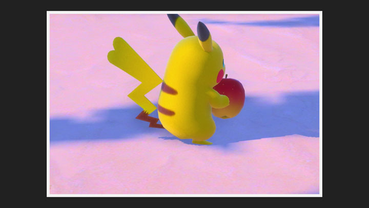 New Pokémon Snap - Pikachu dans Plage (jour)