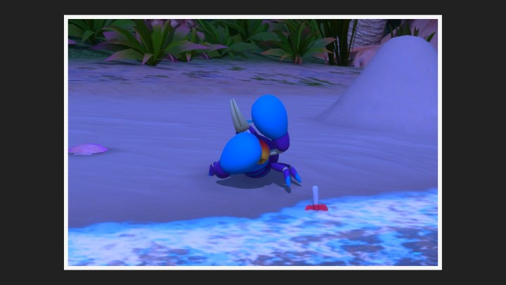 New Pokémon Snap - Crabagarre dans Plage (nuit)