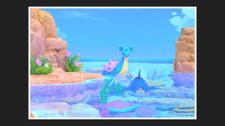 New Pokémon Snap - Lokhlass dans Récif (jour)