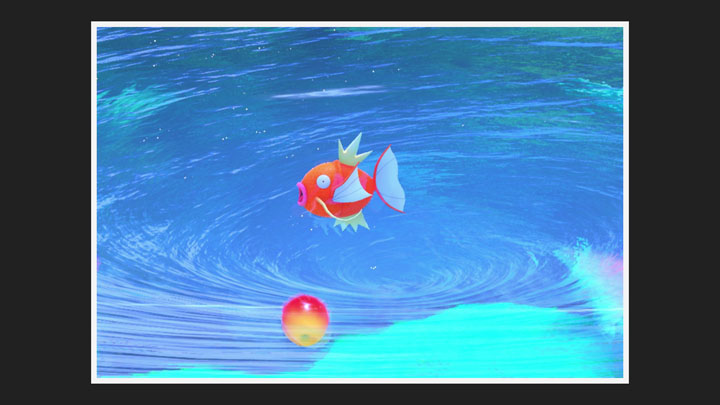 New Pokémon Snap - Récif (jour) dans Magicarpe