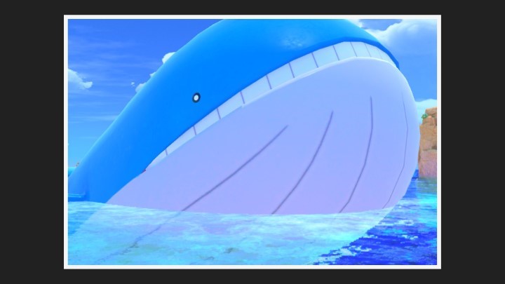 New Pokémon Snap - Récif (jour) dans Wailord