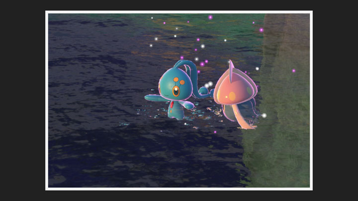 New Pokémon Snap - Manaphy dans Récif (soir)