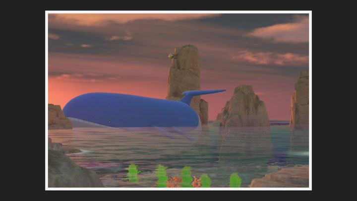 New Pokémon Snap - Wailord dans Récif (soir)