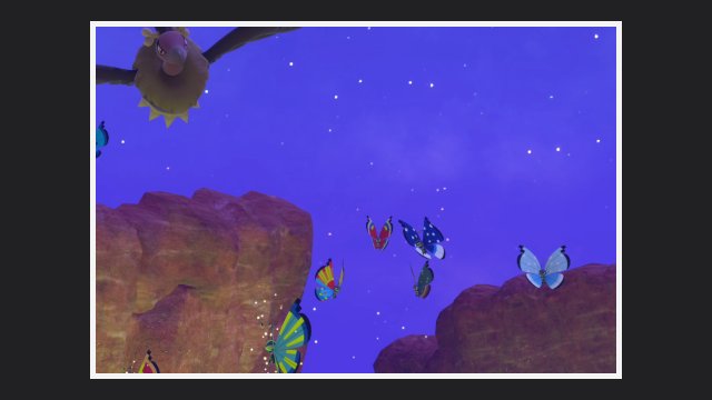 New Pokémon Snap - Prismillon dans Terres Désolées (nuit)