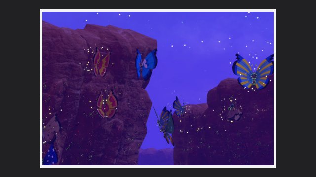 New Pokémon Snap - Prismillon dans Terres Désolées (nuit)