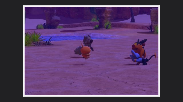 New Pokémon Snap - Rocabot dans Terres Désolées (nuit)