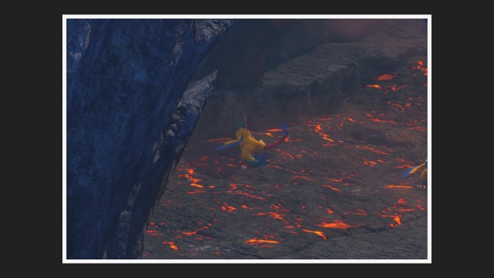 New Pokémon Snap - Volcan dans Aéroptéryx