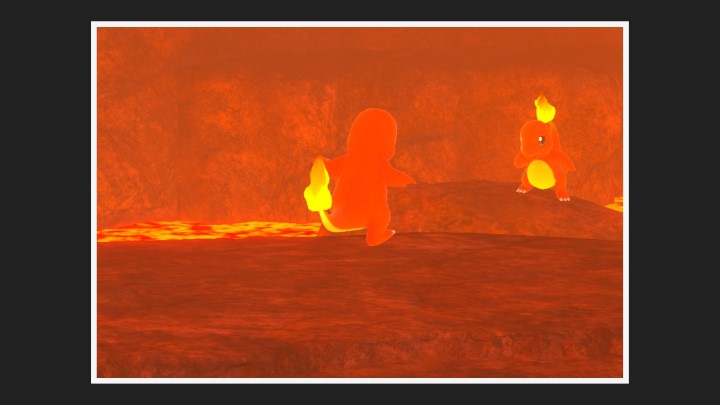 New Pokémon Snap - Salamèche dans Volcan