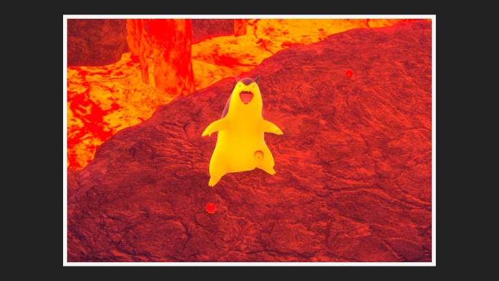 New Pokémon Snap - Typhlosion dans Volcan