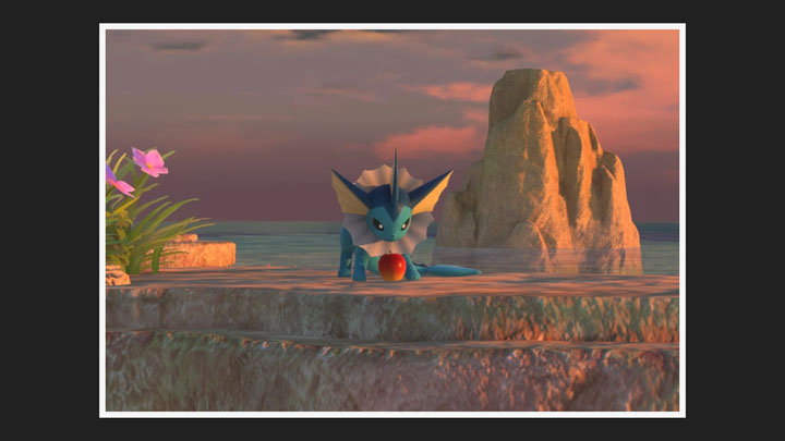 New Pokémon Snap - Aquali - Photo 3 étoiles