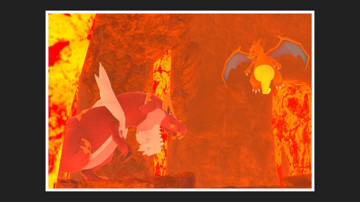 New Pokémon Snap - Dracaufeu - Photo 3 étoiles