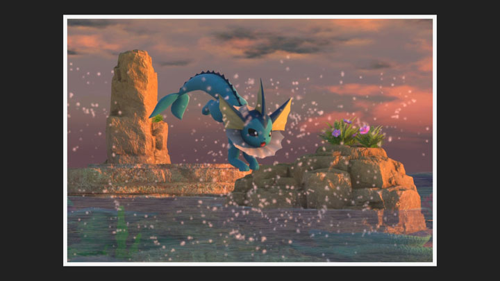 New Pokémon Snap - Aquali - Photo 4 étoiles