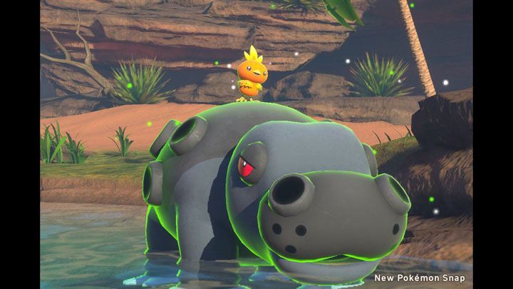 New Pokémon Snap - Hippodocus - Photo 4 étoiles