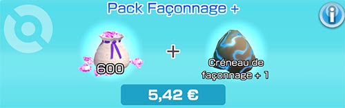 Pack Façonnage + - Boutique du jeu - Pokémon Rumble Rush