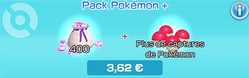 Pack Pokémon + - Boutique du jeu - Pokémon Rumble Rush