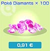 Poké Diamants x100 - Boutique du jeu - Pokémon Rumble Rush