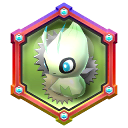 Pokémon Rumble Rush - Rouage Invoc Feuille Magik (Celebi)