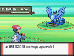 Capturer Artikodin Pokémon Platine