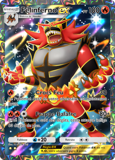 Pokémon Pocket - Extension Félinferno-ex - Carte 182