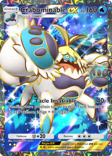 Pokémon Pocket - Extension Crabominable-ex - Carte 183