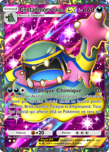 Pokémon Pocket - Extension Grotadmorv (d'Alola)-ex - Carte 188