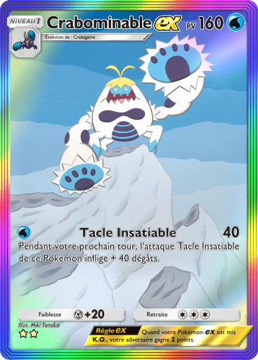 Pokémon Pocket - Extension Crabominable-ex - Carte 201