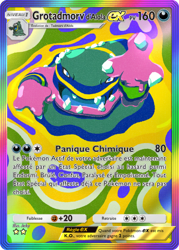 Pokémon Pocket - Extension Grotadmorv (d'Alola)-ex - Carte 206