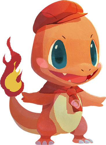 Artwork de Salamèche (invité) Pokémon Café ReMix Artwork de Salamèche (invité) Pokémon Café ReMix