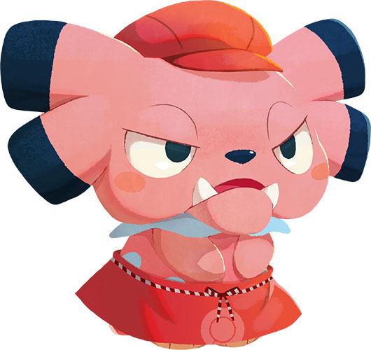 Artwork de Snubbul (invité) Pokémon Café ReMix Artwork de Snubbul (invité) Pokémon Café ReMix